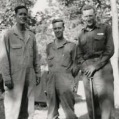 Lt.s John McClenahan, Bill Hoag, and Mills; F Company