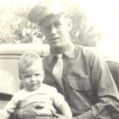 John Pinkman with son, F Company