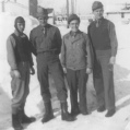 Cecil Black, LT Glenn Yost, Sebastian Chico, Sgt Karl Kisselberg, G Company, Pine Camp NY