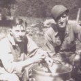 Two soldiers and a cook pot