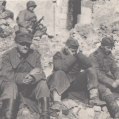 Pvt Winland and POWs, Anzio, Italy