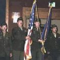 Eric Rieth, Sam Cilurso, Chad Philips, Julio Santiago, 157th Infantry Regiment Association reunion, Denver, Colorado, 2002
