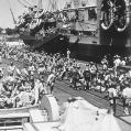 Thunderbirds loading onto the USS Dorothea Dix, Newport News , Virginia