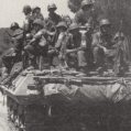 Riding on tank destroyers for the "Champaign- Campaign"
