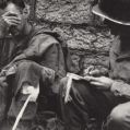 Medic with wounded Lieutenant near Villersexel, France.