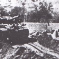 Tank Destroyer passing through the Siegfried line