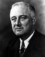  Franklin Delano Roosevelt (FDR) President of the United States of America during the Second World War