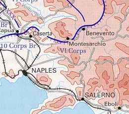 Naples map