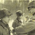 Cpl. William Derrick recieving the Bronze Star Medal