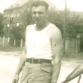 unidentified soldier with shotgun