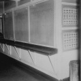 Dinning area aboard ship