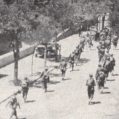 Passing the Facist Youth HQ Caltanissetta, Sicily