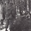 120th Engineers build a road near Wingen Sur Moder, France