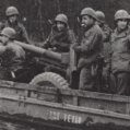 Amphibious training with the 157th Infantry Regiment.