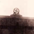 Swastika on top of the Zepplin Platz