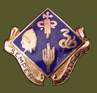 45th ID Head Quarters Crest