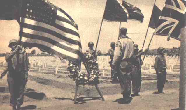 General Mark Clark, Memorial Day, Anzio, 1944