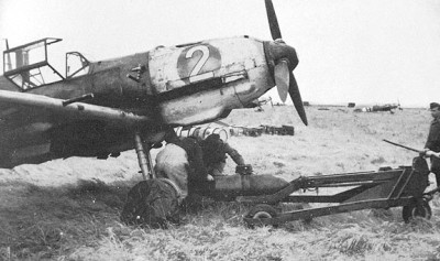 BF 109E Comiso airfield